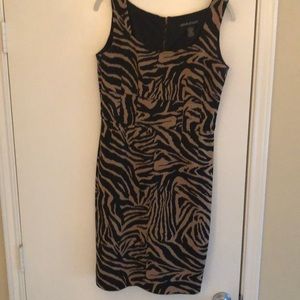 Leslie Stuart zebra dress size 6